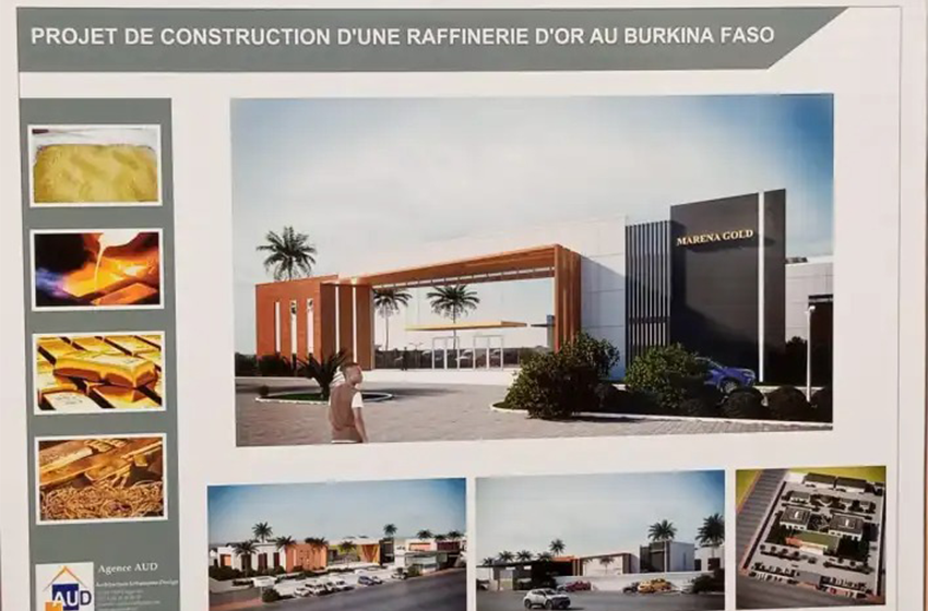  Burkina Faso : La première raffinerie d’or du Burkina Faso entrera en service fin 2024